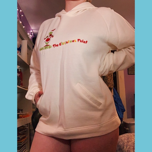 Dr. Seuss Sweaters - grinch the christmas thief graphic hoodie